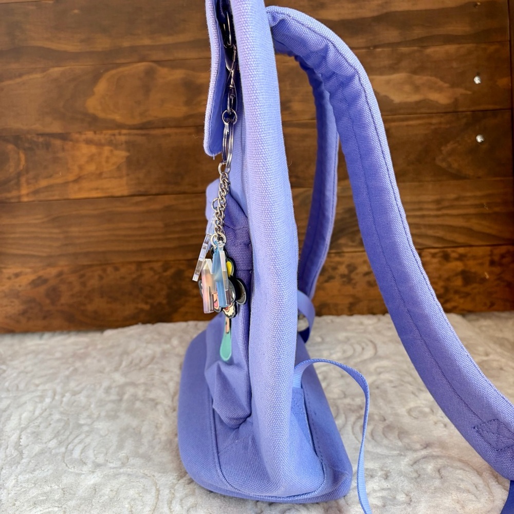 Disney Parks Backpack Mickey Mouse Carton Pals Lavender Book Bag Travel EUC - Picture 12 of 16